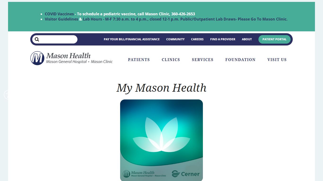 Patient Portal | Mason General Hospital & Family of Clinics