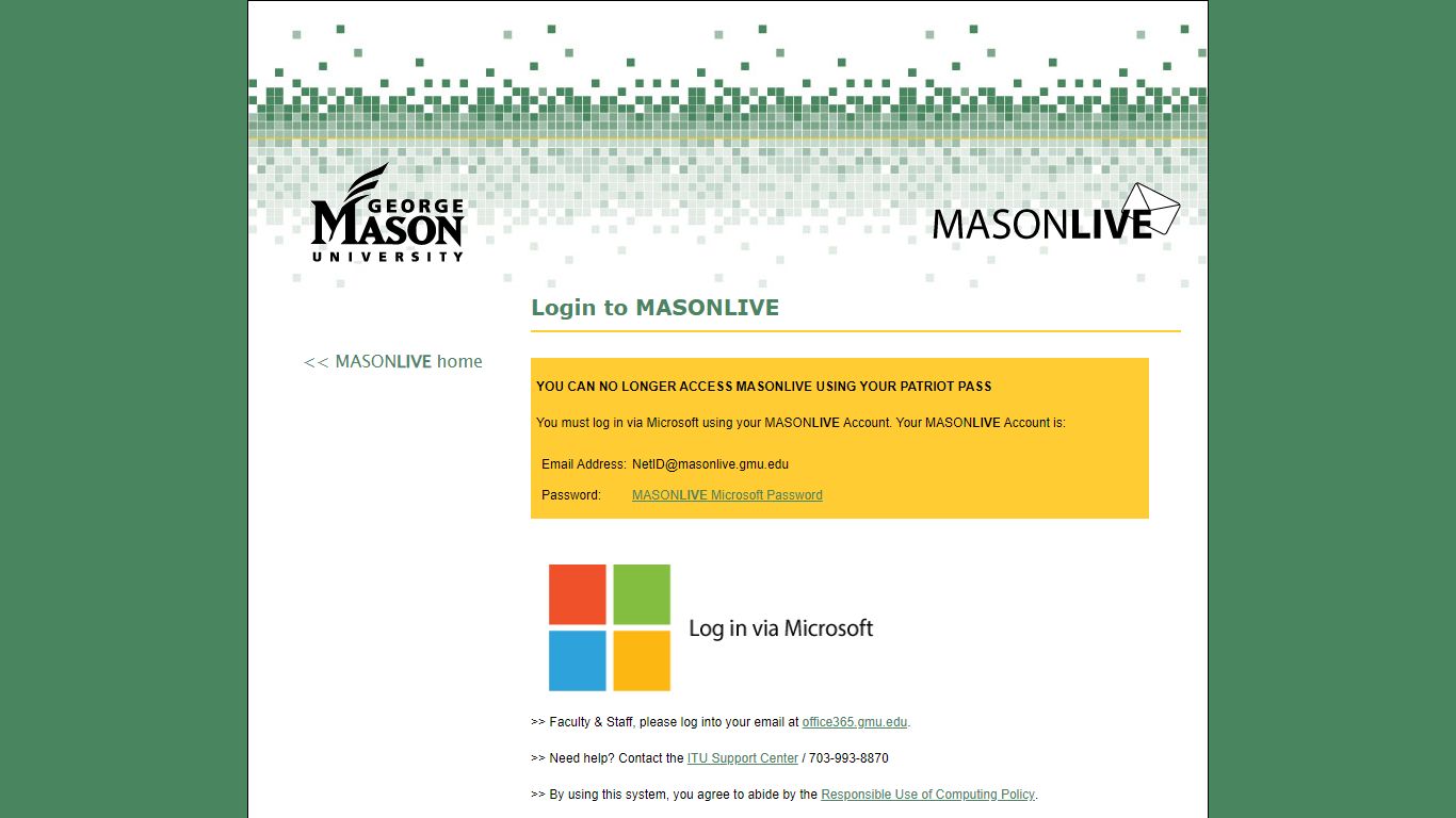 MasonLive :: George Mason University